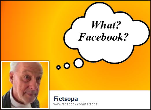 Fietsopa op Facebook